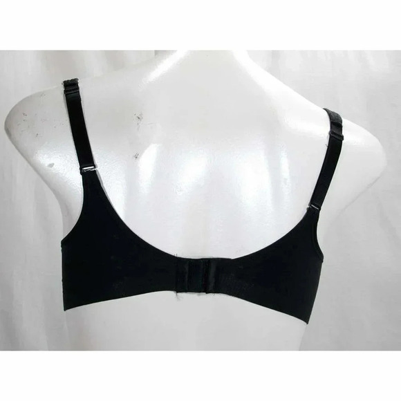 Bali 3463 Comfort Revolution Wire Free Bra Black Dot NWT New with Tags - Picture 5 of 6